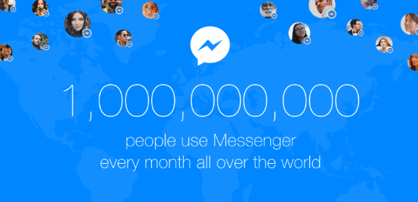 facebook messenger jedna miliarda používateľov