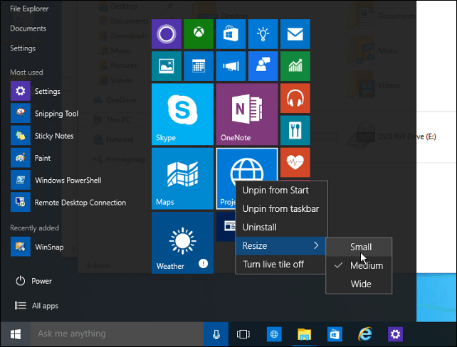 Windows 10 Tip: Zefektívnite priestor ponuky Štart