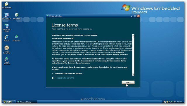Ako inovovať Inštalácia systému XP na systém Windows 8