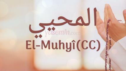 Čo znamená al-muhyi (cc)? V ktorých veršoch sa spomína al-Muhyi?