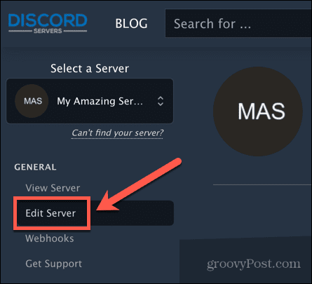 upraviť discord server