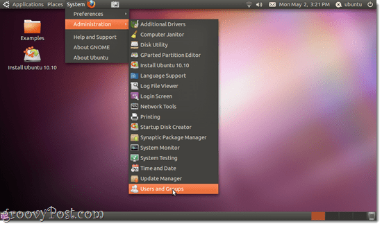 pridať používateľov a skupiny v ubuntu