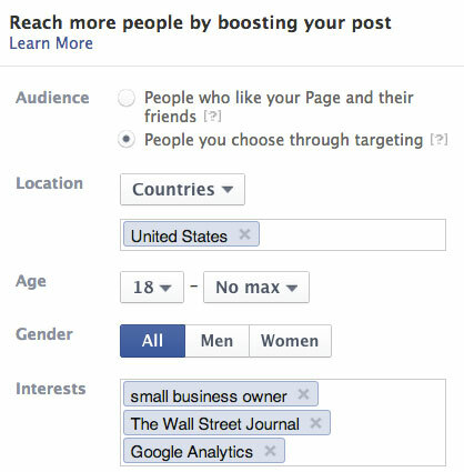 cielenie facebookovej reklamy
