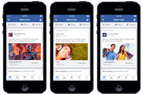 facebook reklamy na mobilné aplikácie