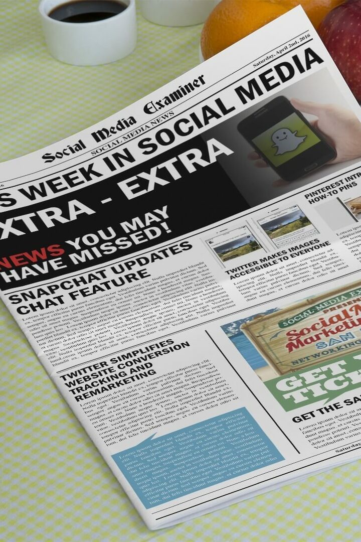 Snapchat zavádza nové funkcie: Tento týždeň v sociálnych médiách: Examiner sociálnych médií