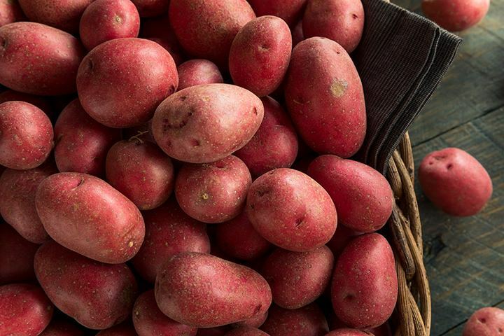 výhody červeného zemiaka