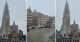Po zemetrasení zaznela štátna hymna z katedrály v Belgicku! Podpora z celého sveta...
