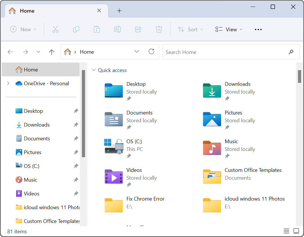 Prieskumník súborov Otvorte vo OneDrive 