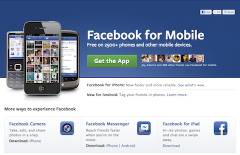 facebook pre mobil