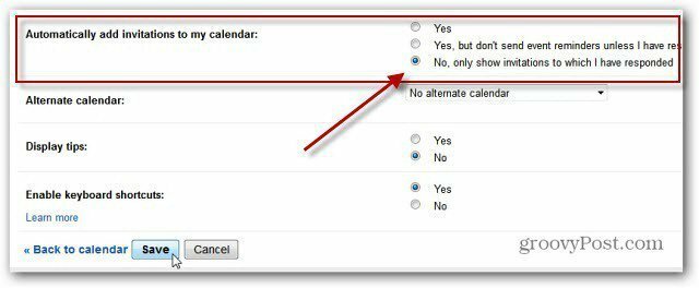 Zakázať upozornenia na udalosti v kalendári Google+