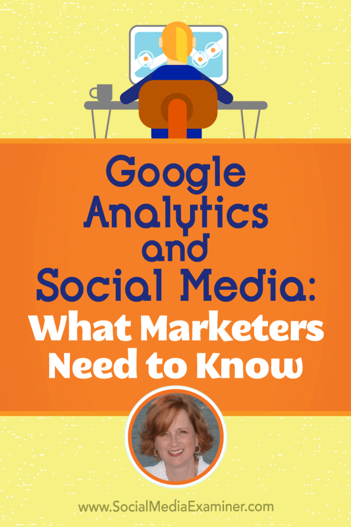 Google Analytics a sociálne médiá: Čo musia marketingoví pracovníci vedieť o poznatkoch od Annie Cushingovej v podcaste Marketing sociálnych sietí.