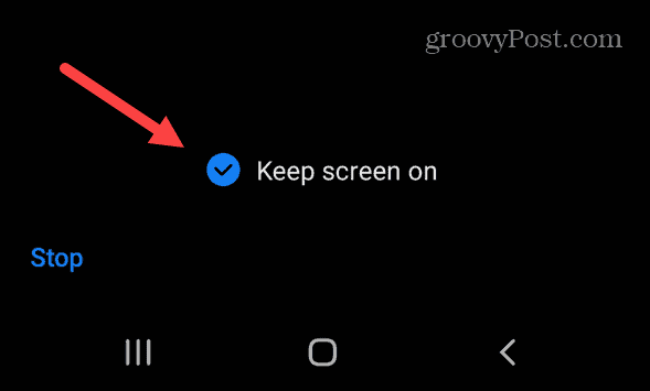 zachovať obrazovku v systéme Android