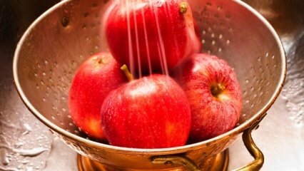 Mali by sa jablká umývať a konzumovať?