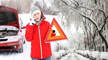 Na čo si dať pozor, aby ste sa v zime nezdržiavali na cestách? Aby sa zabránilo uviaznutiu vozidiel na ceste...