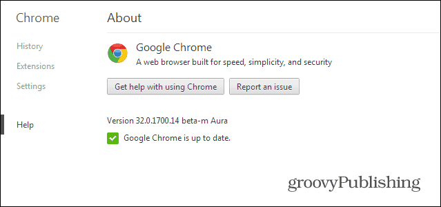 Kanál Chrome Beta