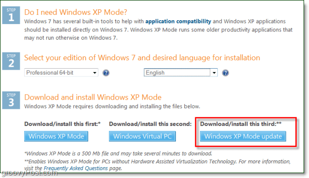 Spustite režim Windows 7 XP bez hardvérovej virtualizácie
