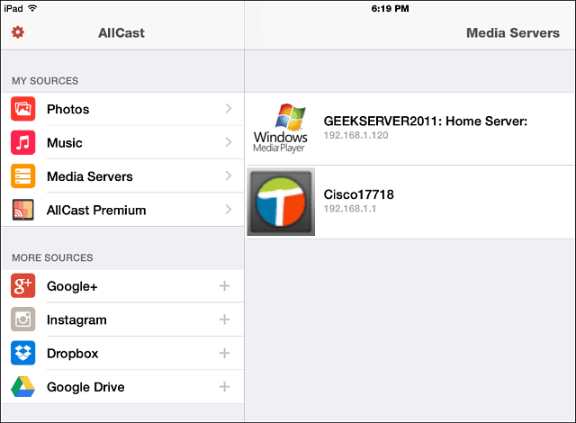 AllCast for iOS Streamuje médiá do konzol Xbox, Roku, Chromecast a ďalších