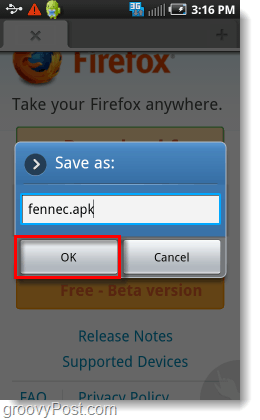 Inštalátor Firefox Firefox 4 beta
