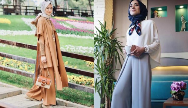 voľne priliehajúce džínsy hidžáb