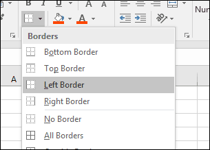 excel vytvoriť-left-hranica