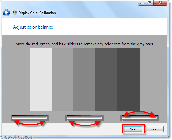 Ako kalibrovať farbu obrazovky systému Windows 7 pomocou dccw.exe