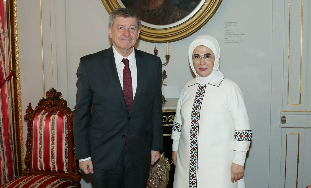 Prvá dáma Erdoğan sa stretla so zástupcom generálneho tajomníka OSN!