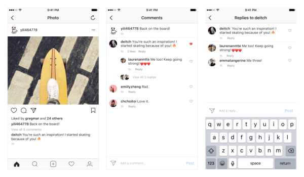 Instagram bude v nasledujúcich týždňoch zavádzať komentáre s vláknami pre iOS a Android.