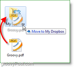 Snímka Dropbox - súbory môžete zálohovať presunutím myšou online