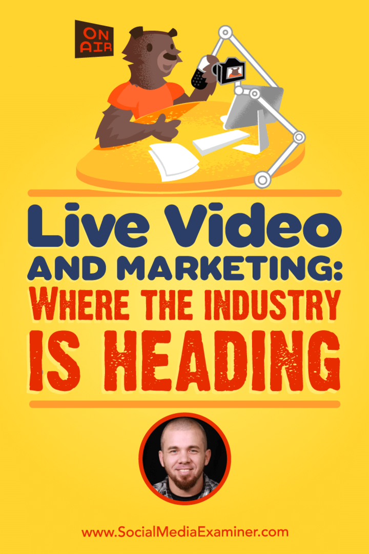Živé video a marketing: Kam bude smerovať odvetvie, kde nájdete postrehy od Briana Fanza v podcaste Marketing sociálnych sietí.