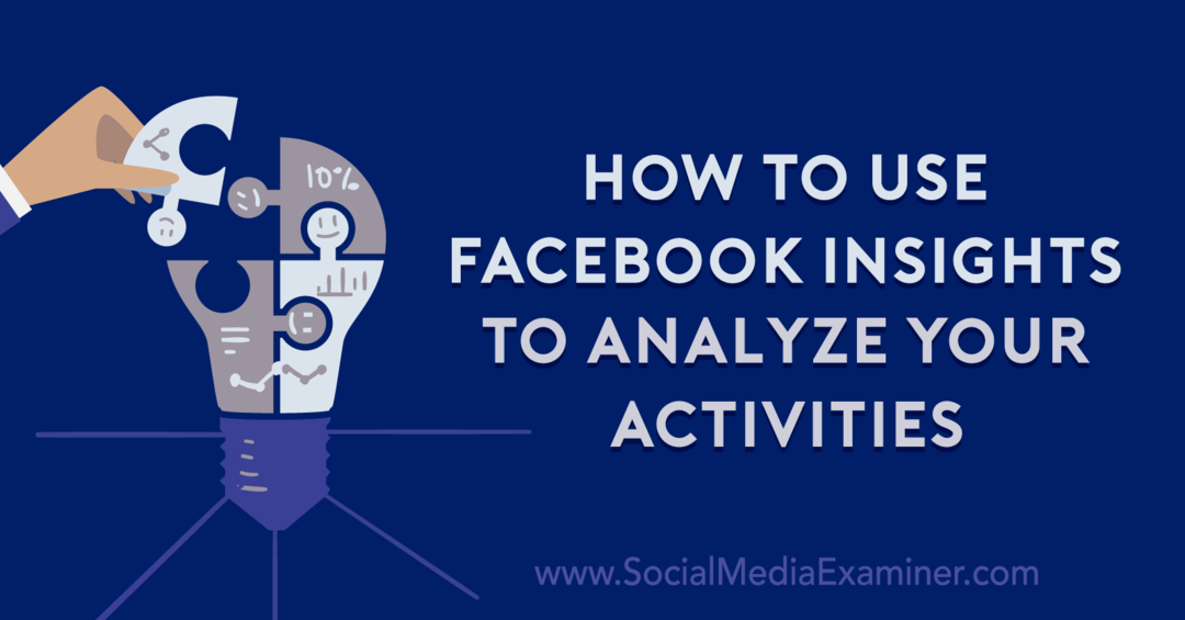 Ako používať prehľady Facebooku na analýzu vašich aktivít od Anny Sonnenbergovej
