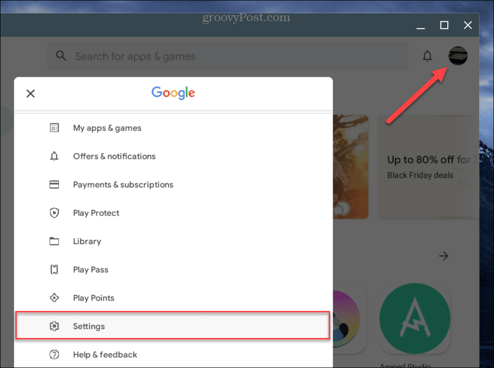 Služba Google Play na Chromebooku nefunguje