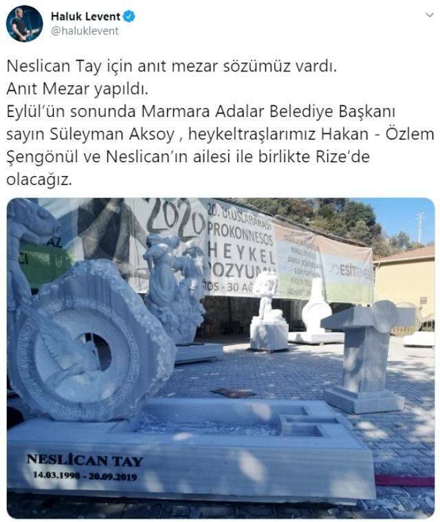 Haluk Levent dodržal svoj prísľub za Neslican Tay! Vyrobí sa pamätná hrobka ...