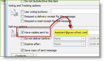 Začiarknite políčko Odpovedať v aplikácii Microsoft Office 2010