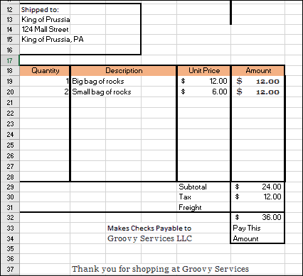 Excel tabuľky-faktúry-príklad