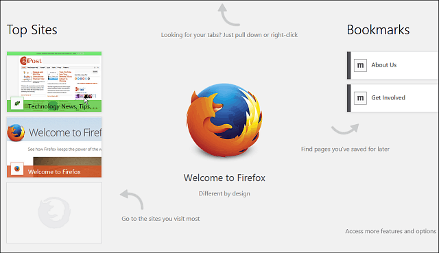 Firefox pre Windows 8 Touch Beta je k dispozícii na verejné testovanie