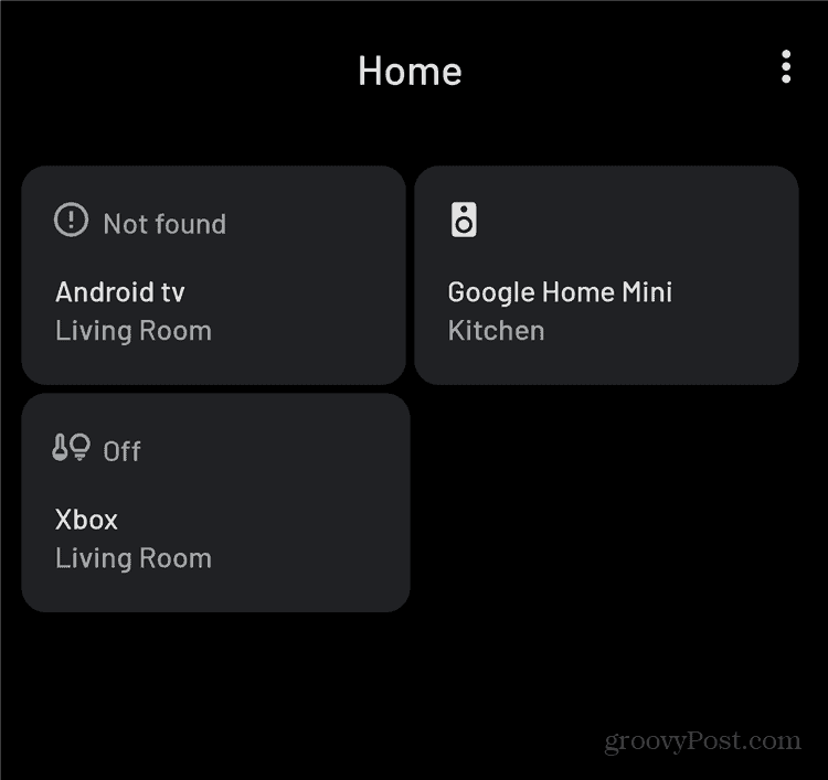 Hlavné prvky Android Smart Home
