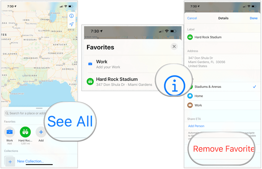 Aplikácia Apple Maps odstraňuje obľúbené položky