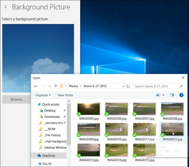 Zmeňte obrázok na pozadí systému Windows 10 Mail alebo ho nechajte prázdny