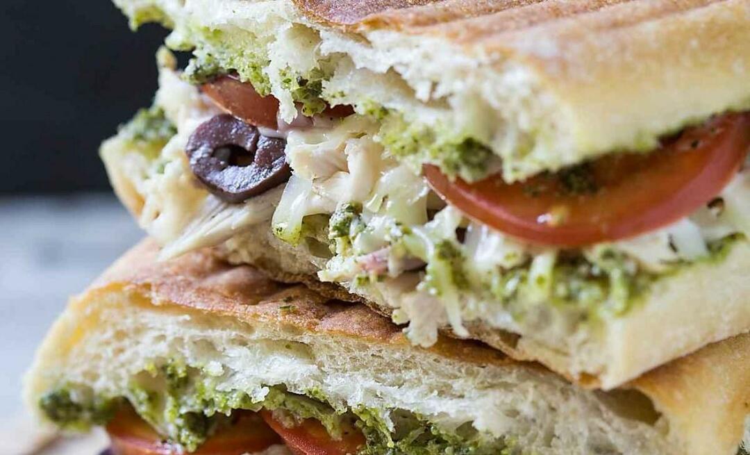 Ako pripraviť toast s pesto omáčkou Recept na toasty s pesto omáčkou