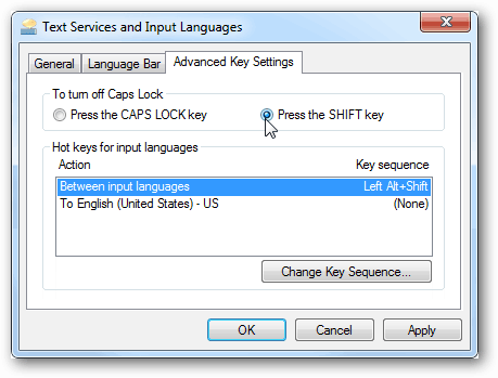 stlačením klávesu Shift vypnite funkciu Caps Lock