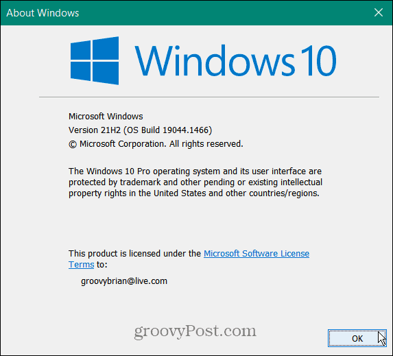 verzia systému Windows 10_blokujte inováciu systému Windows 11
