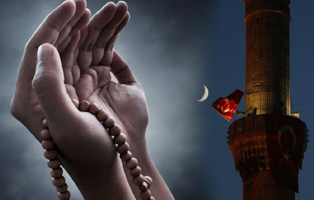 Modlitba v arabčine a turečtine