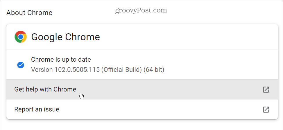 aktualizovať Chrome