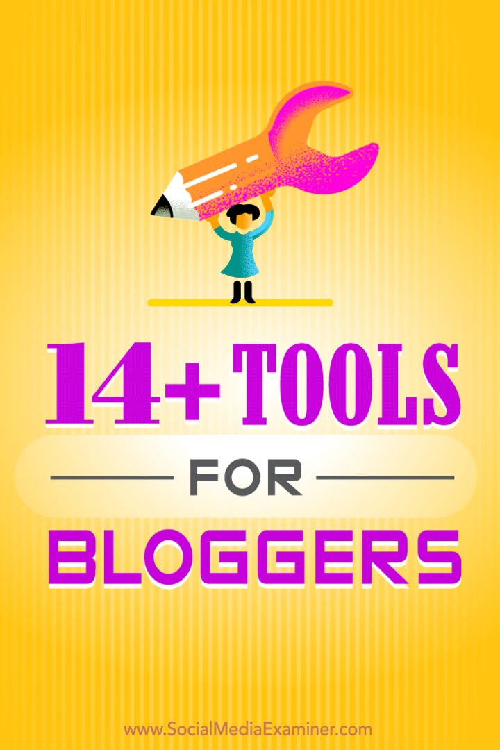 nástroje pre blogerov