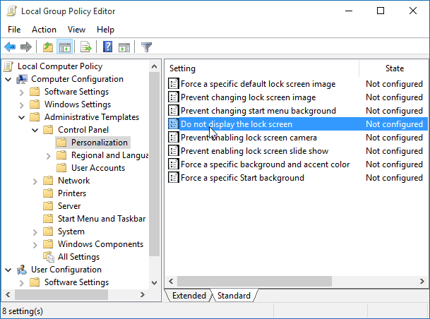 editor skupinovej politiky Windows 10
