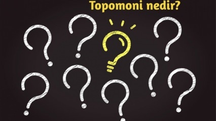 Čo je to topónia, čo skúma? Aké sú výhody topomonickej vedy? 