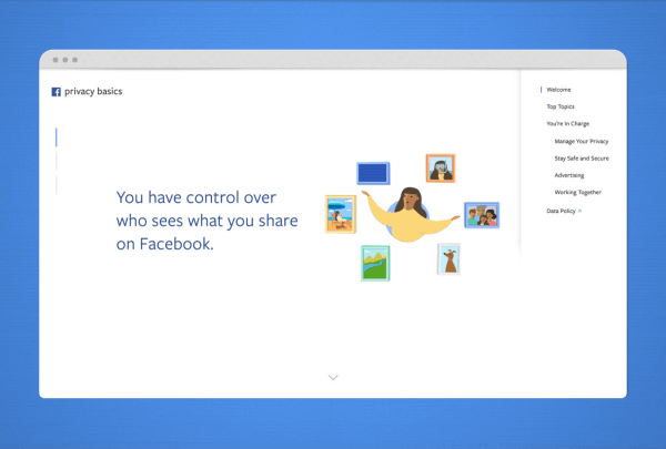 Aktualizovaný web Základy ochrany súkromia Facebooku uľahčuje hľadanie tipov a nástrojov na kontrolu vašich informácií na Facebooku.