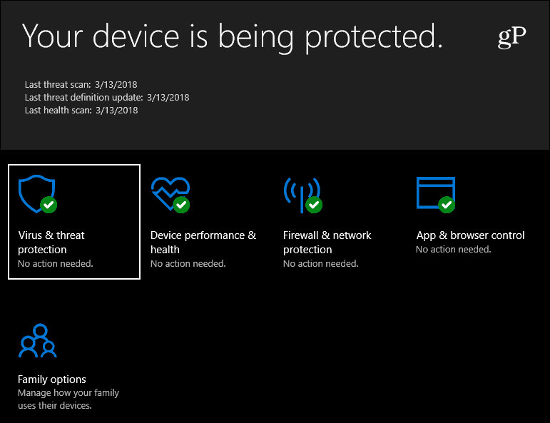 Zabezpečenie systému Windows Defender Windows 10