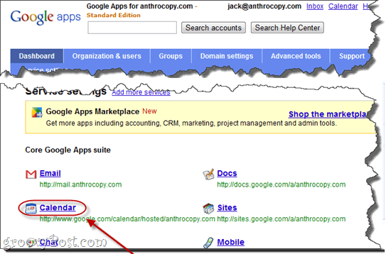 Odhaľte adresu URL súkromnej adresy URL služby Google Apps