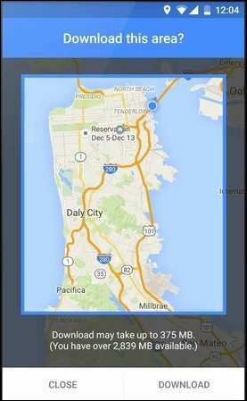 Ako používať nové aktualizované mapy Google offline v systéme Android